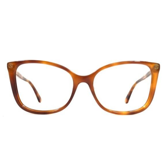 NEW GUCCI EYEGLASSES HAVANA WOMEN EYEWEAR GUCCI GG0026O 006 - Picture 2 of 3